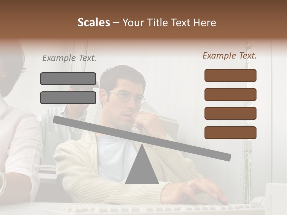 Occupation Desk Pictures PowerPoint Template