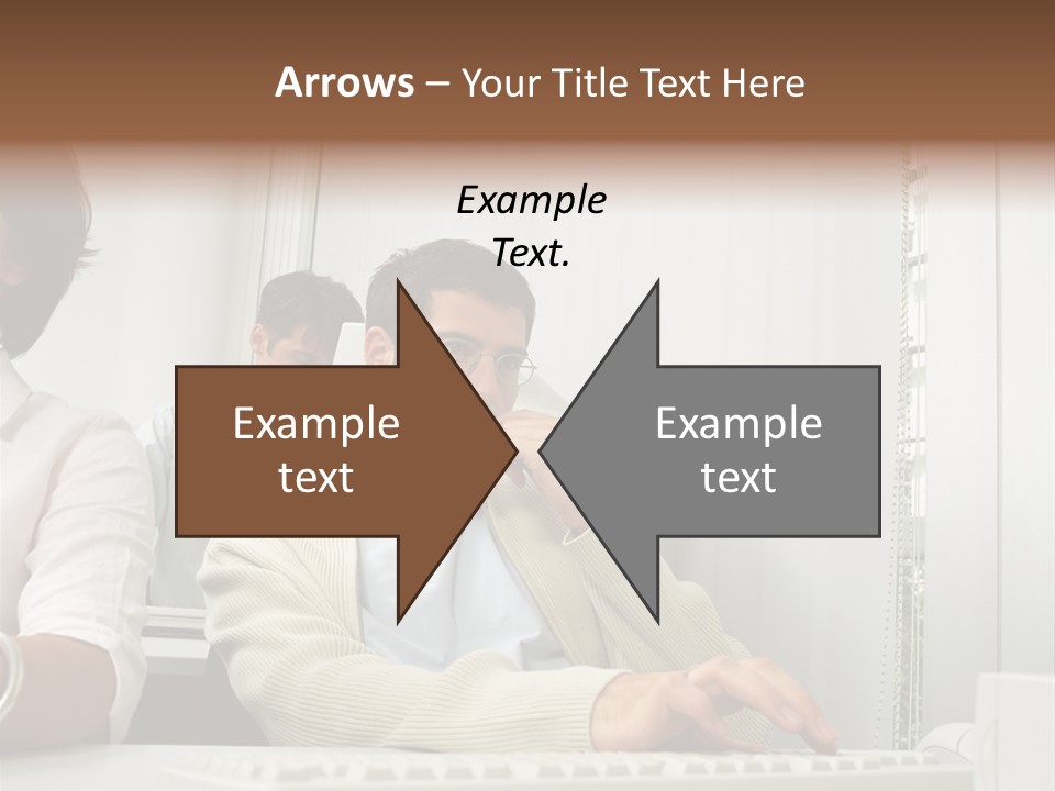 Occupation Desk Pictures PowerPoint Template