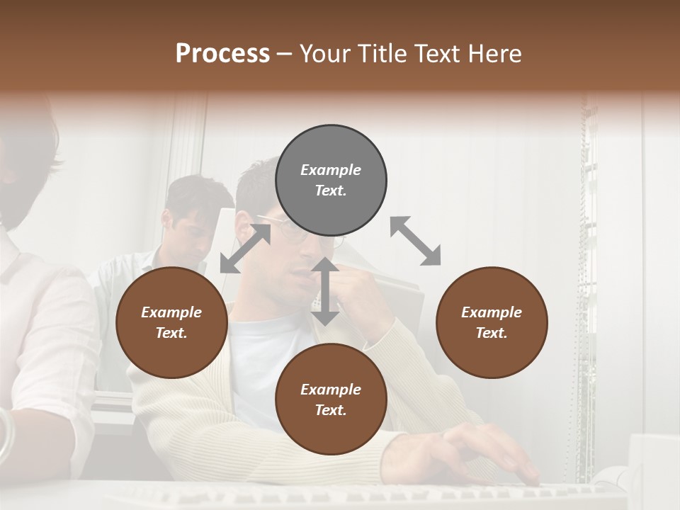 Occupation Desk Pictures PowerPoint Template