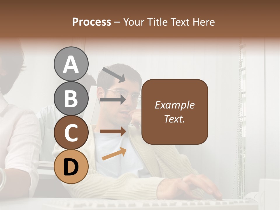 Occupation Desk Pictures PowerPoint Template