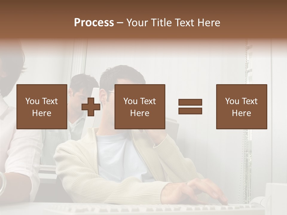 Occupation Desk Pictures PowerPoint Template