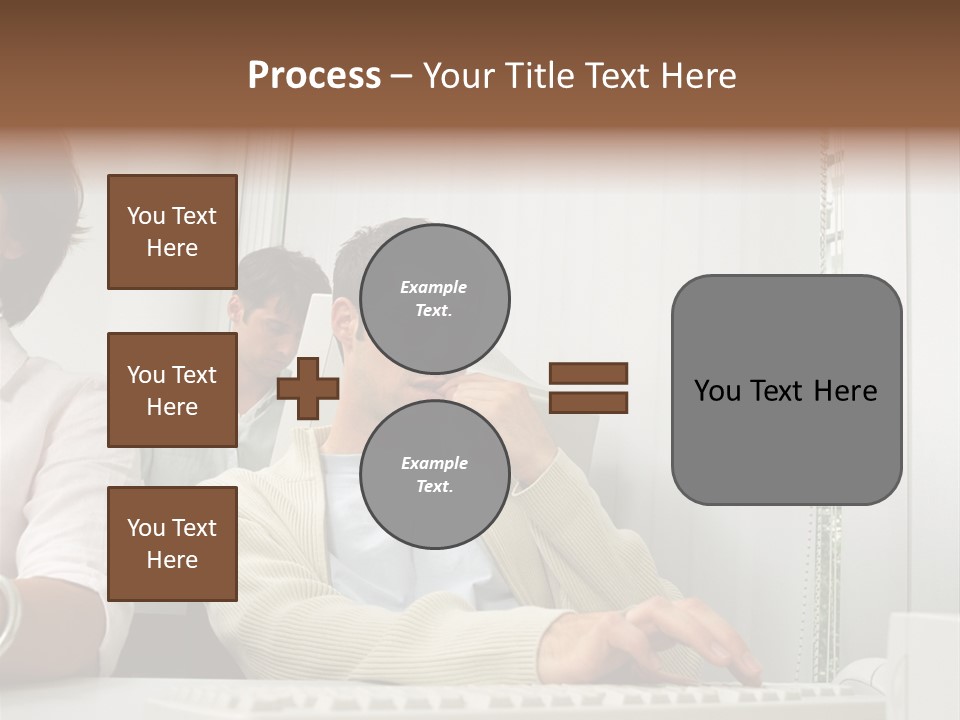 Occupation Desk Pictures PowerPoint Template