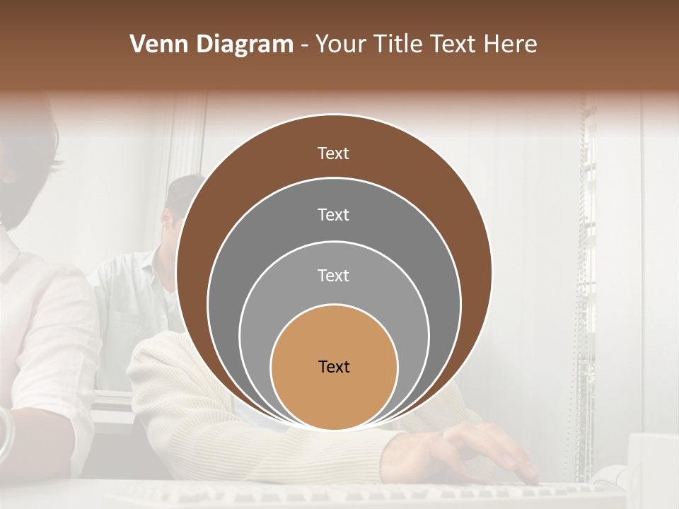 Occupation Desk Pictures PowerPoint Template