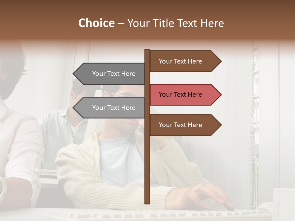 Occupation Desk Pictures PowerPoint Template