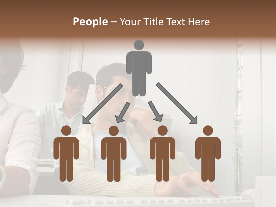 Occupation Desk Pictures PowerPoint Template