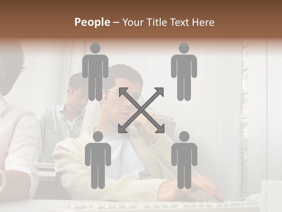 Occupation Desk Pictures PowerPoint Template