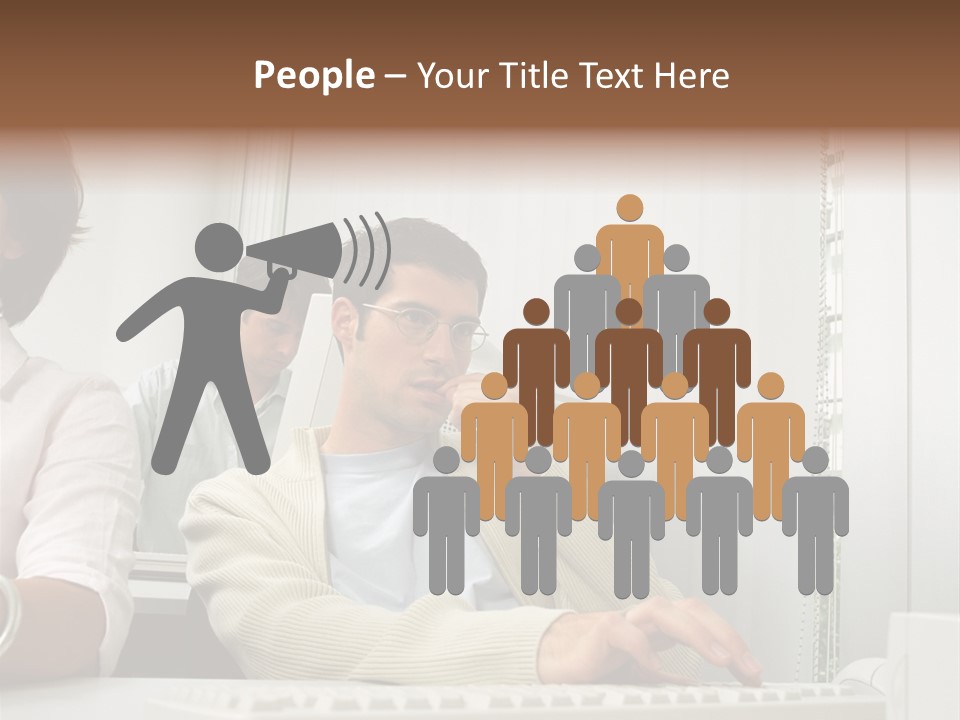 Occupation Desk Pictures PowerPoint Template