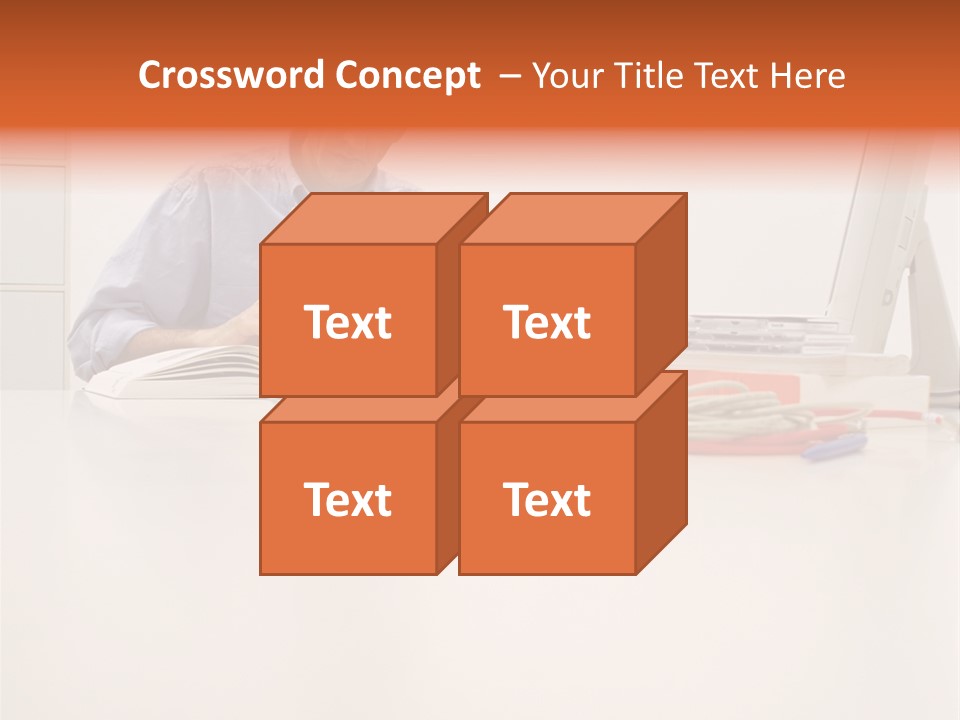 Personalcomputer Someone Inside PowerPoint Template