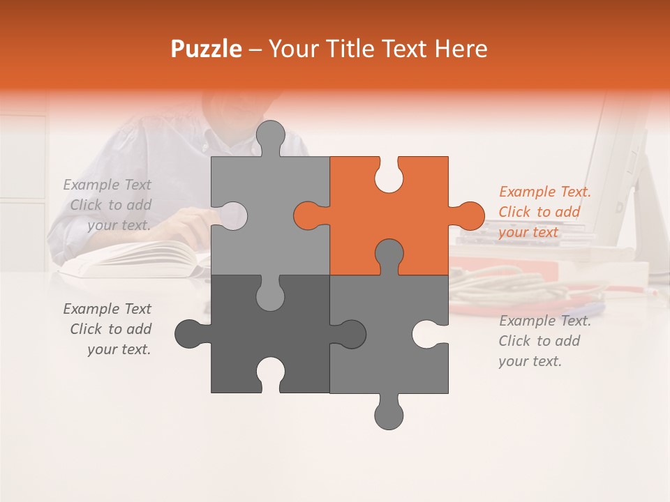 Personalcomputer Someone Inside PowerPoint Template