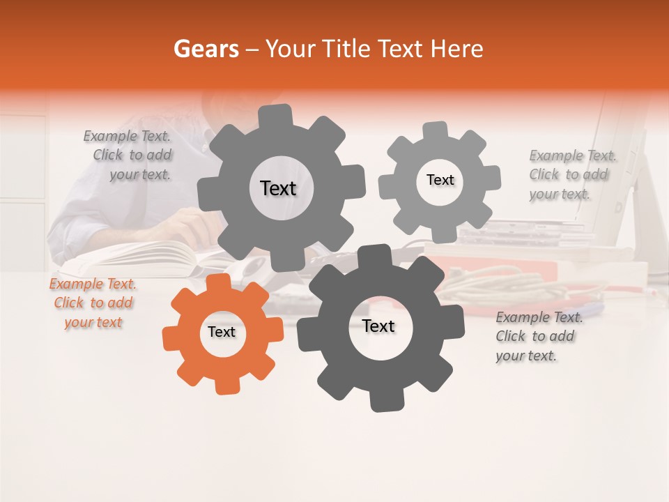 Personalcomputer Someone Inside PowerPoint Template