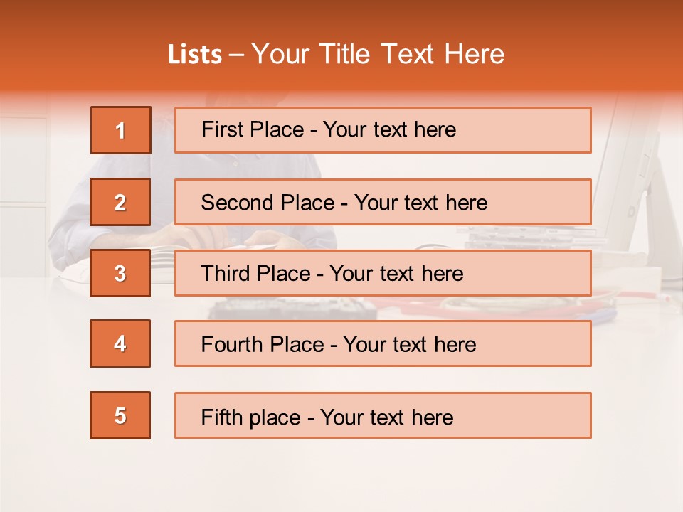 Personalcomputer Someone Inside PowerPoint Template