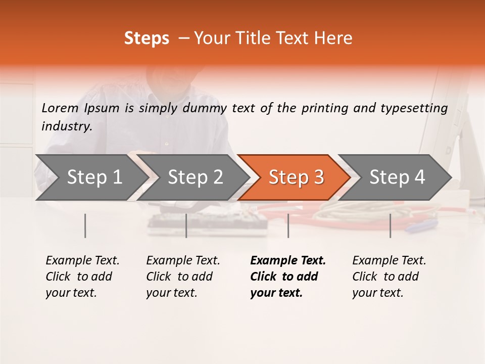 Personalcomputer Someone Inside PowerPoint Template
