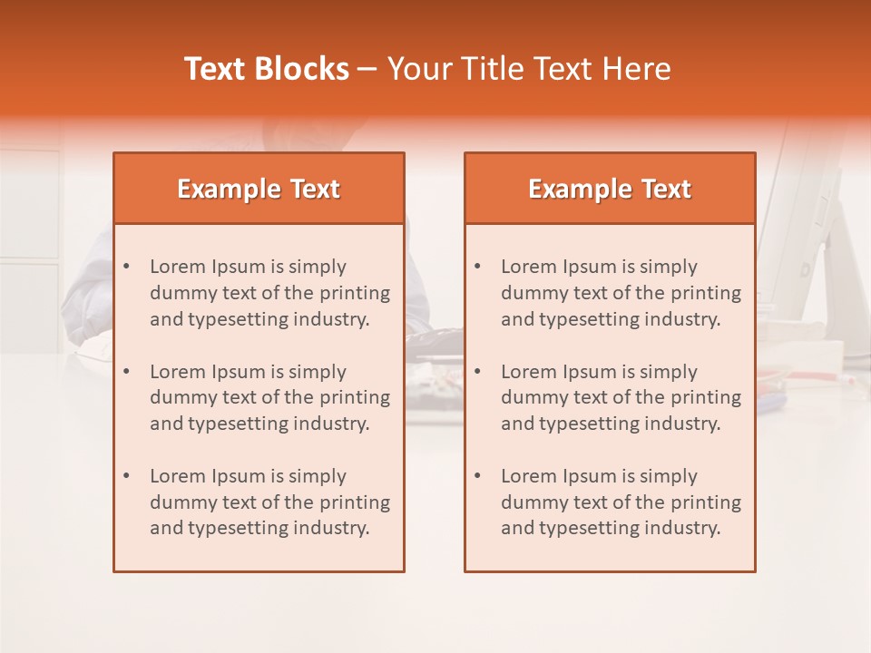 Personalcomputer Someone Inside PowerPoint Template
