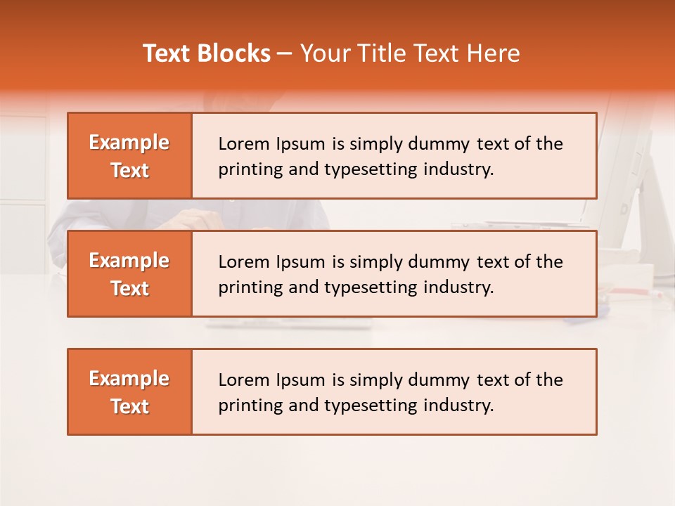 Personalcomputer Someone Inside PowerPoint Template