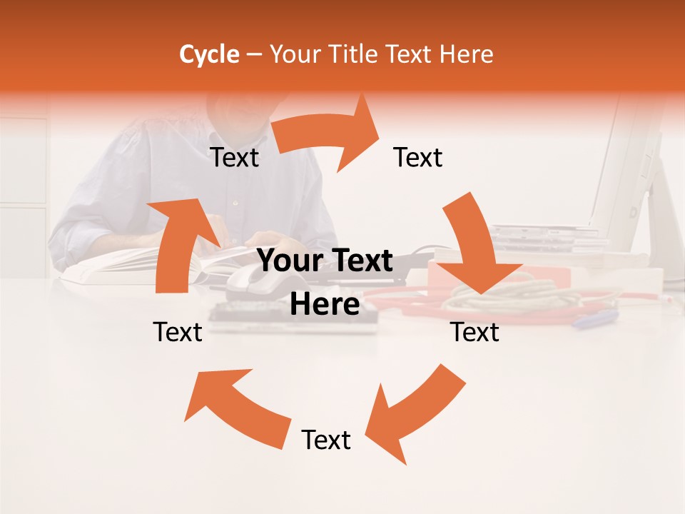 Personalcomputer Someone Inside PowerPoint Template