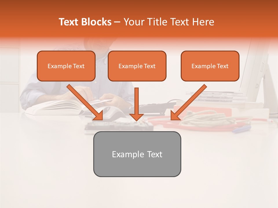 Personalcomputer Someone Inside PowerPoint Template