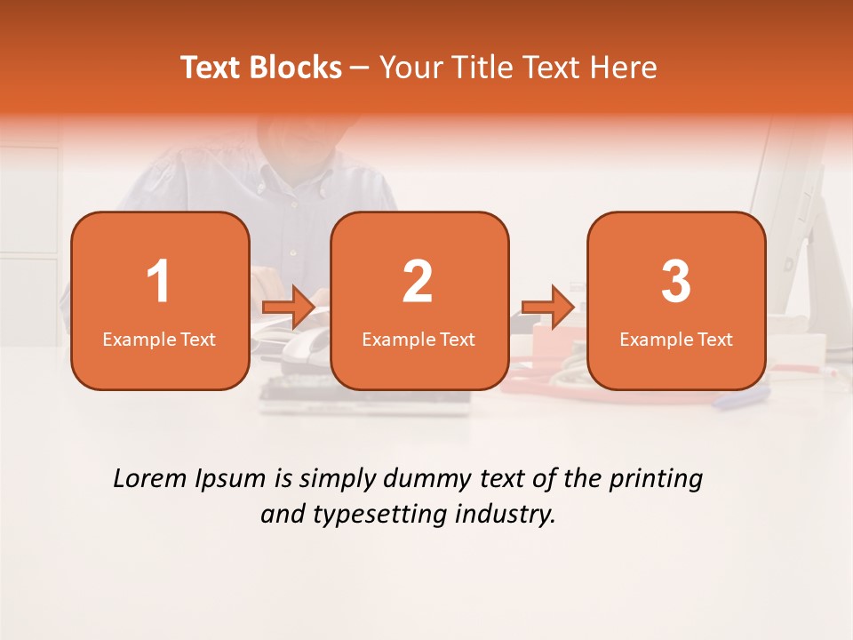 Personalcomputer Someone Inside PowerPoint Template