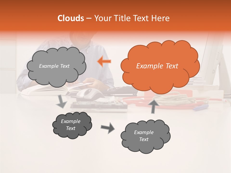 Personalcomputer Someone Inside PowerPoint Template