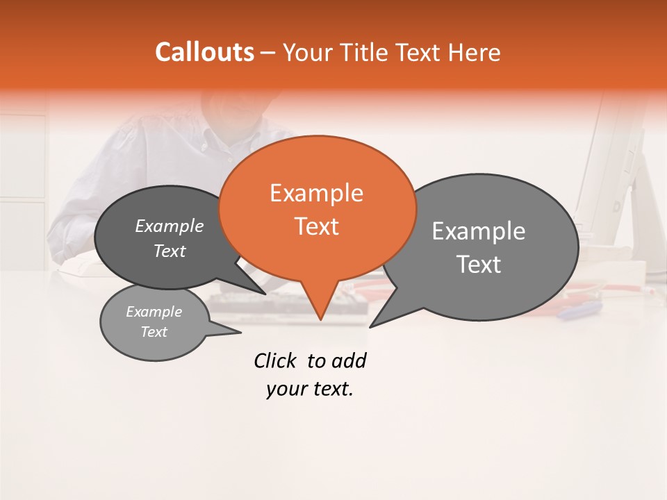 Personalcomputer Someone Inside PowerPoint Template