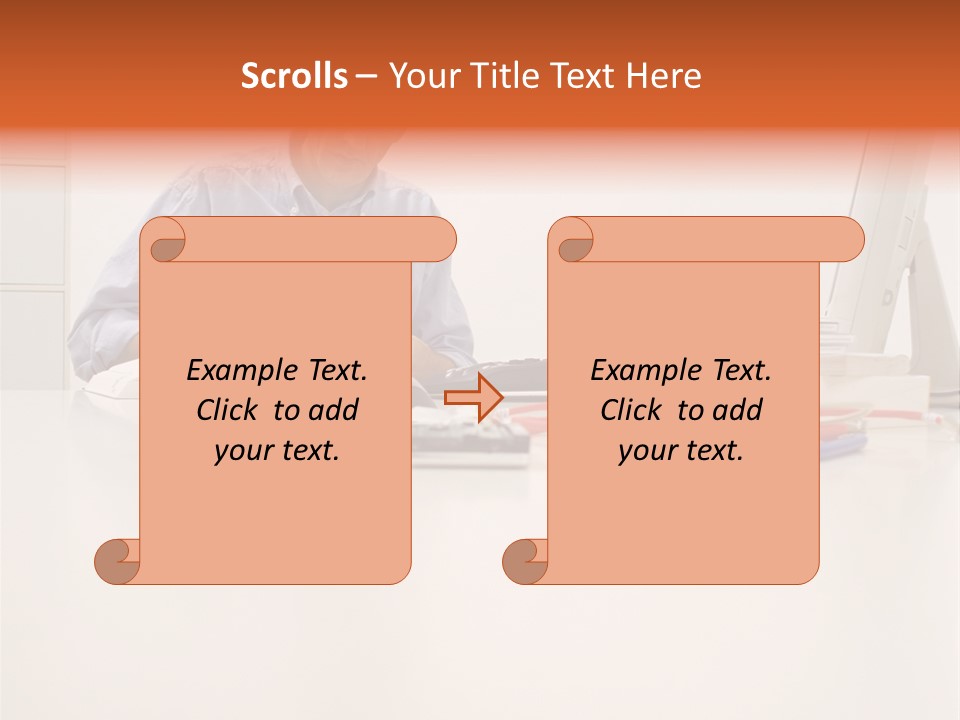 Personalcomputer Someone Inside PowerPoint Template