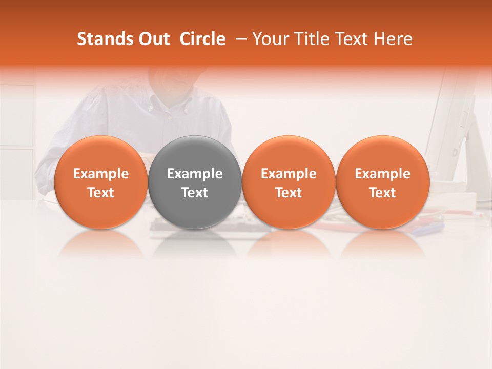 Personalcomputer Someone Inside PowerPoint Template