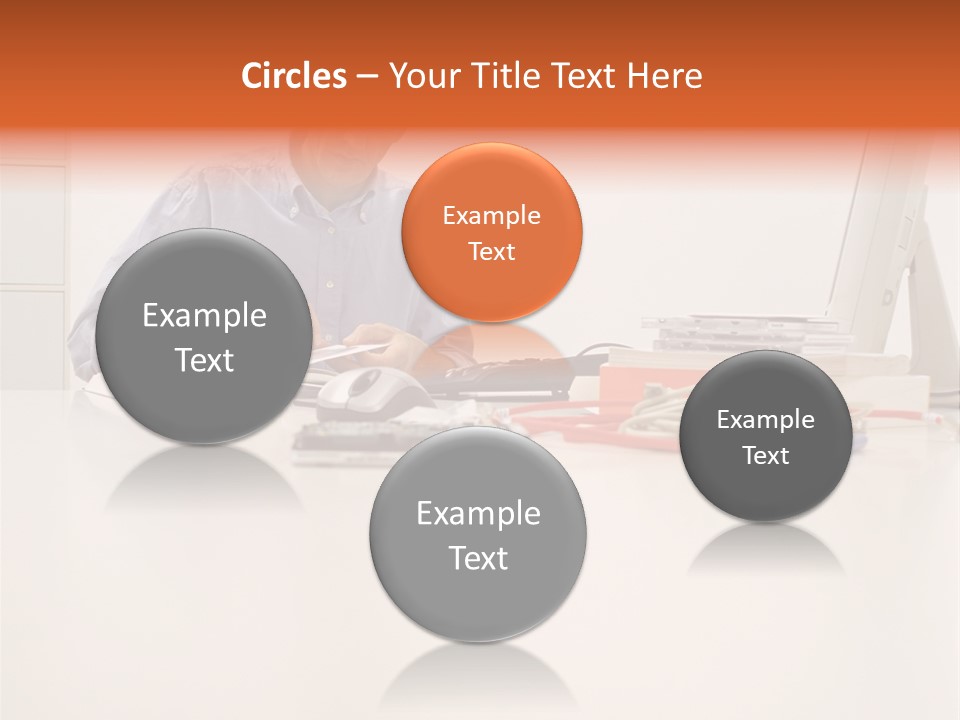 Personalcomputer Someone Inside PowerPoint Template