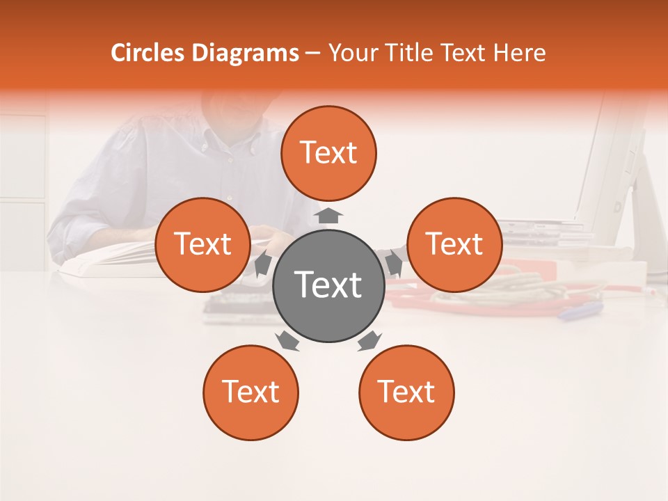 Personalcomputer Someone Inside PowerPoint Template