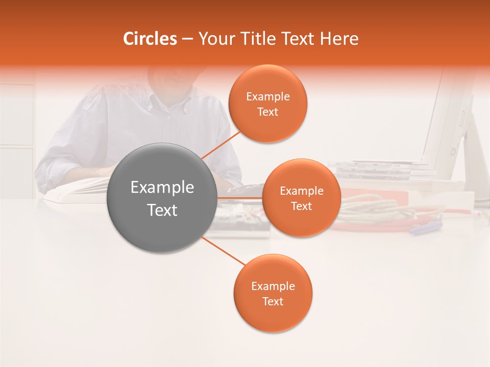 Personalcomputer Someone Inside PowerPoint Template