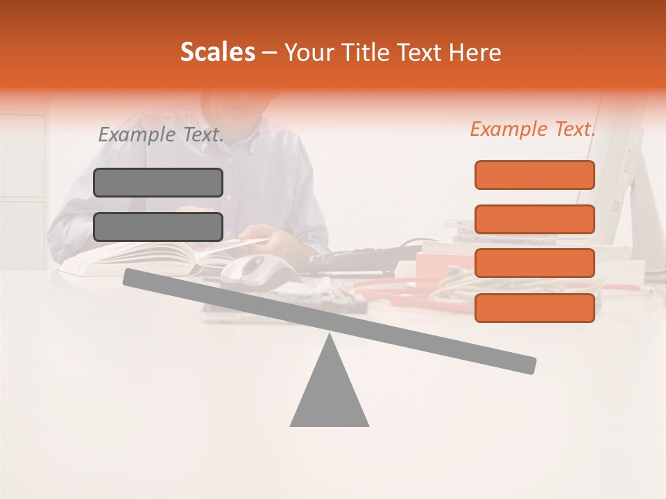 Personalcomputer Someone Inside PowerPoint Template