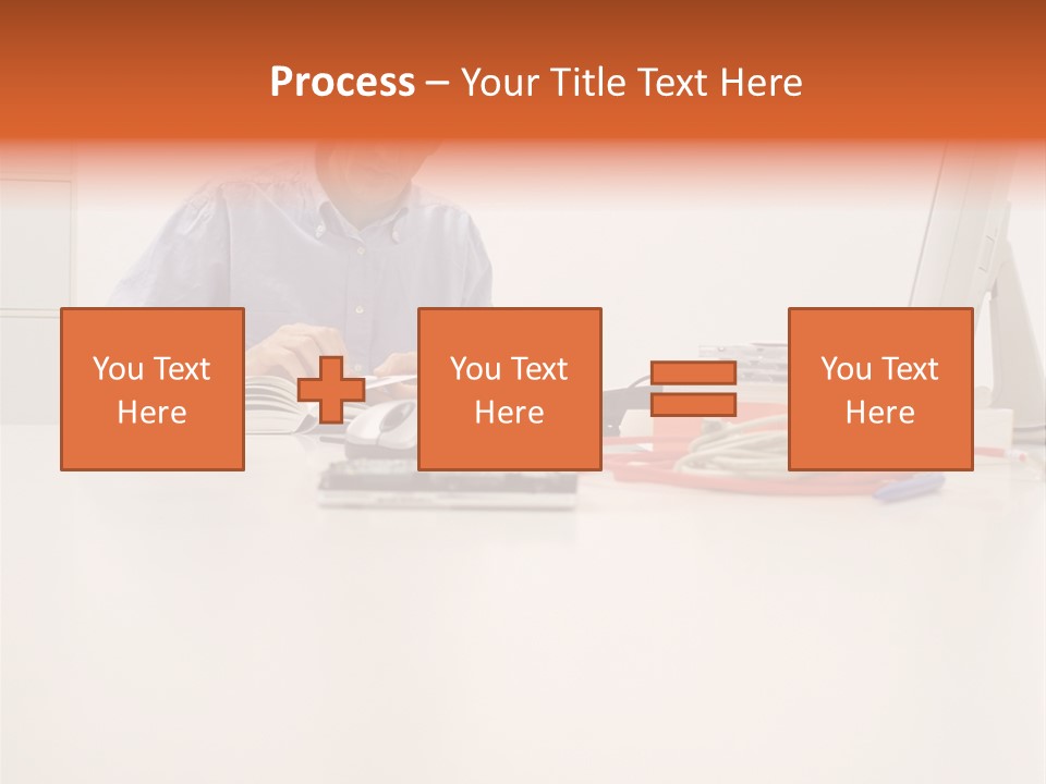 Personalcomputer Someone Inside PowerPoint Template