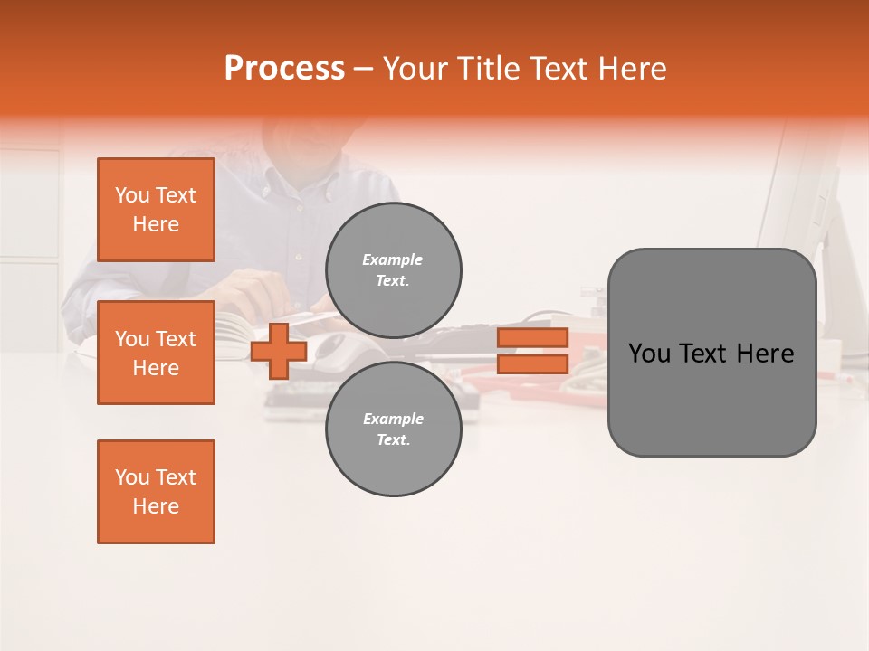 Personalcomputer Someone Inside PowerPoint Template