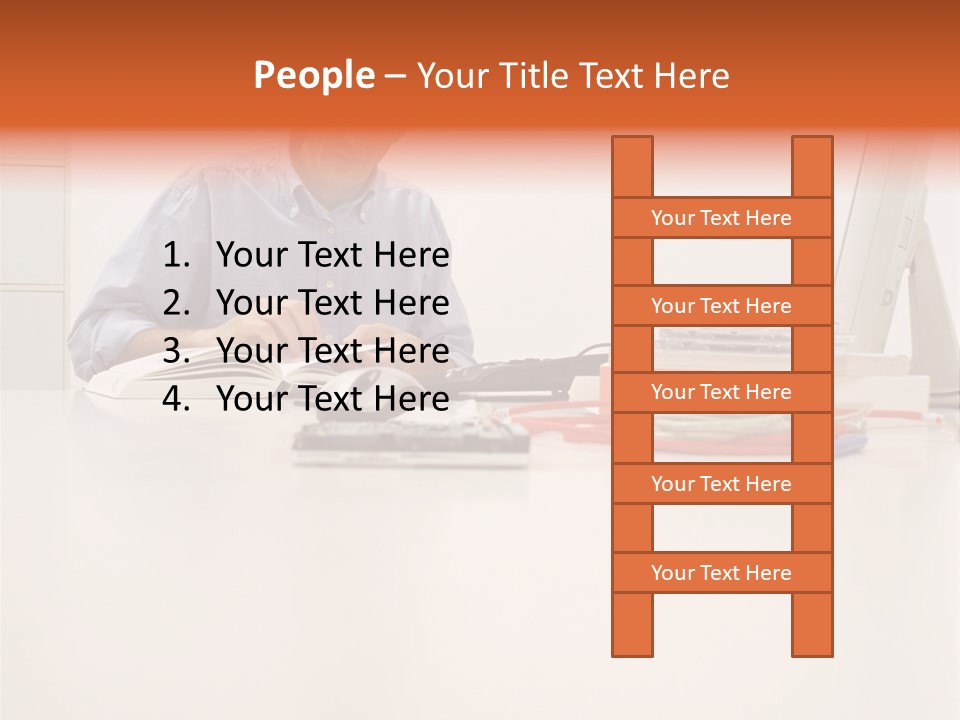 Personalcomputer Someone Inside PowerPoint Template