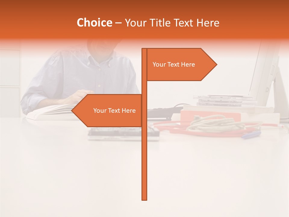 Personalcomputer Someone Inside PowerPoint Template