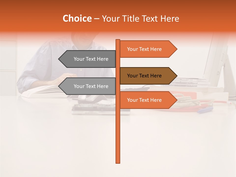 Personalcomputer Someone Inside PowerPoint Template