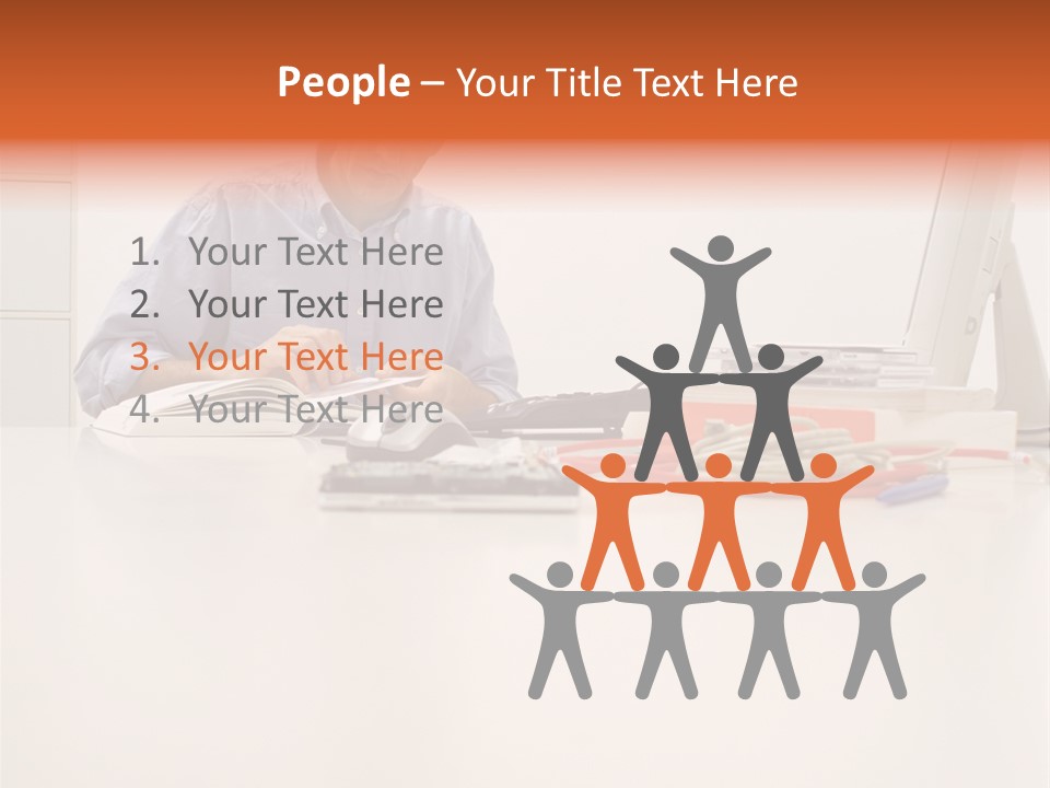 Personalcomputer Someone Inside PowerPoint Template