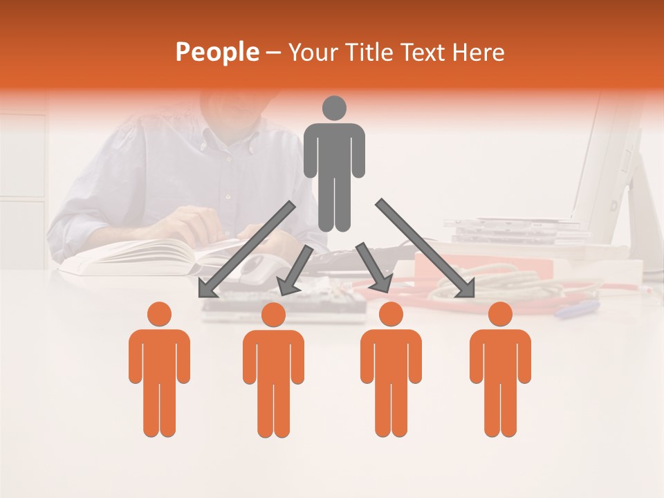 Personalcomputer Someone Inside PowerPoint Template