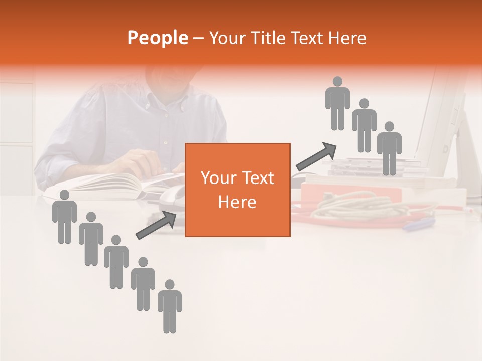 Personalcomputer Someone Inside PowerPoint Template