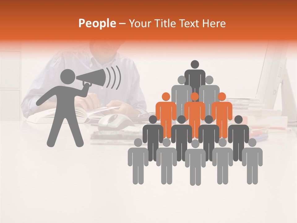 Personalcomputer Someone Inside PowerPoint Template