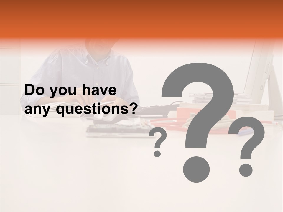 Personalcomputer Someone Inside PowerPoint Template