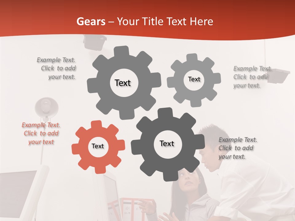 Officeworker Midwoman Woman PowerPoint Template