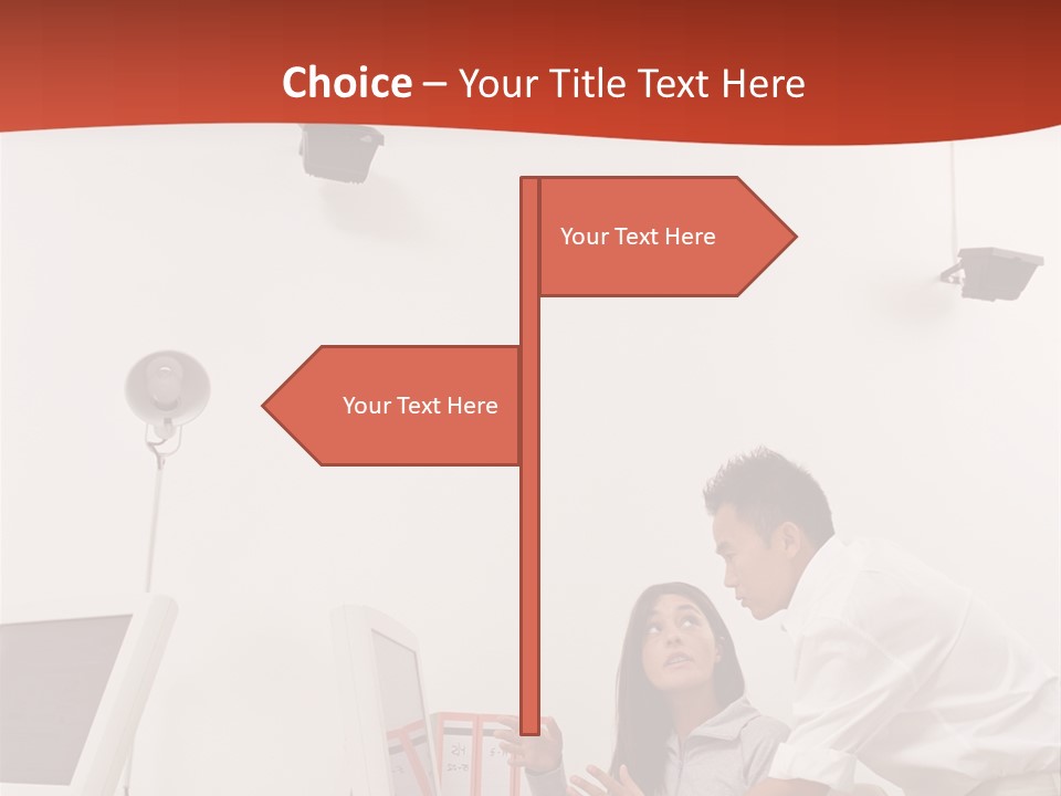 Officeworker Midwoman Woman PowerPoint Template