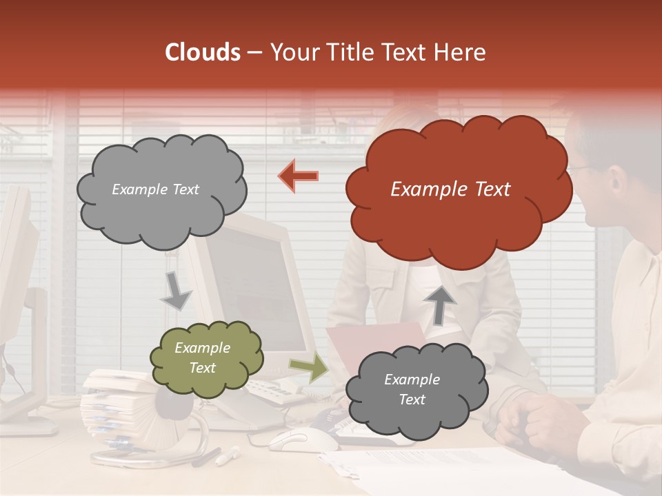 Couple To S Cuddle PowerPoint Template