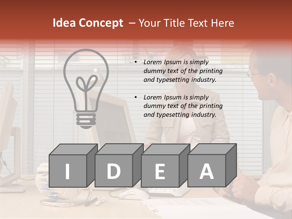 Couple To S Cuddle PowerPoint Template