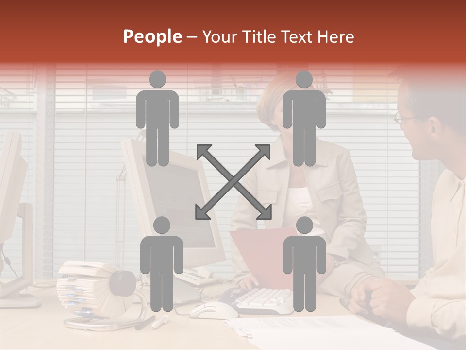 Couple To S Cuddle PowerPoint Template