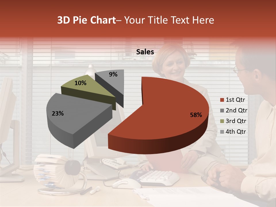 Couple To S Cuddle PowerPoint Template