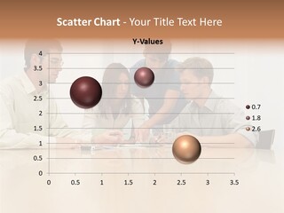 Office Workers In Meeting PowerPoint Template