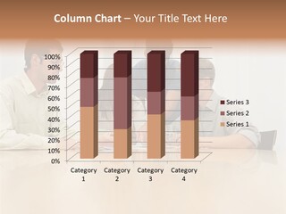 Office Workers In Meeting PowerPoint Template