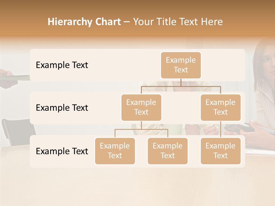 Office Workers Using Handheld Computer PowerPoint Template