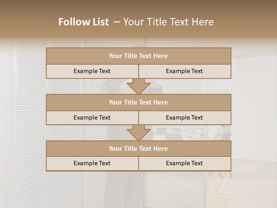 Businessman Using A Cellular Telephone PowerPoint Template