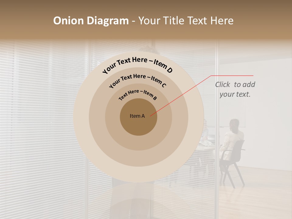 Businessman Using A Cellular Telephone PowerPoint Template